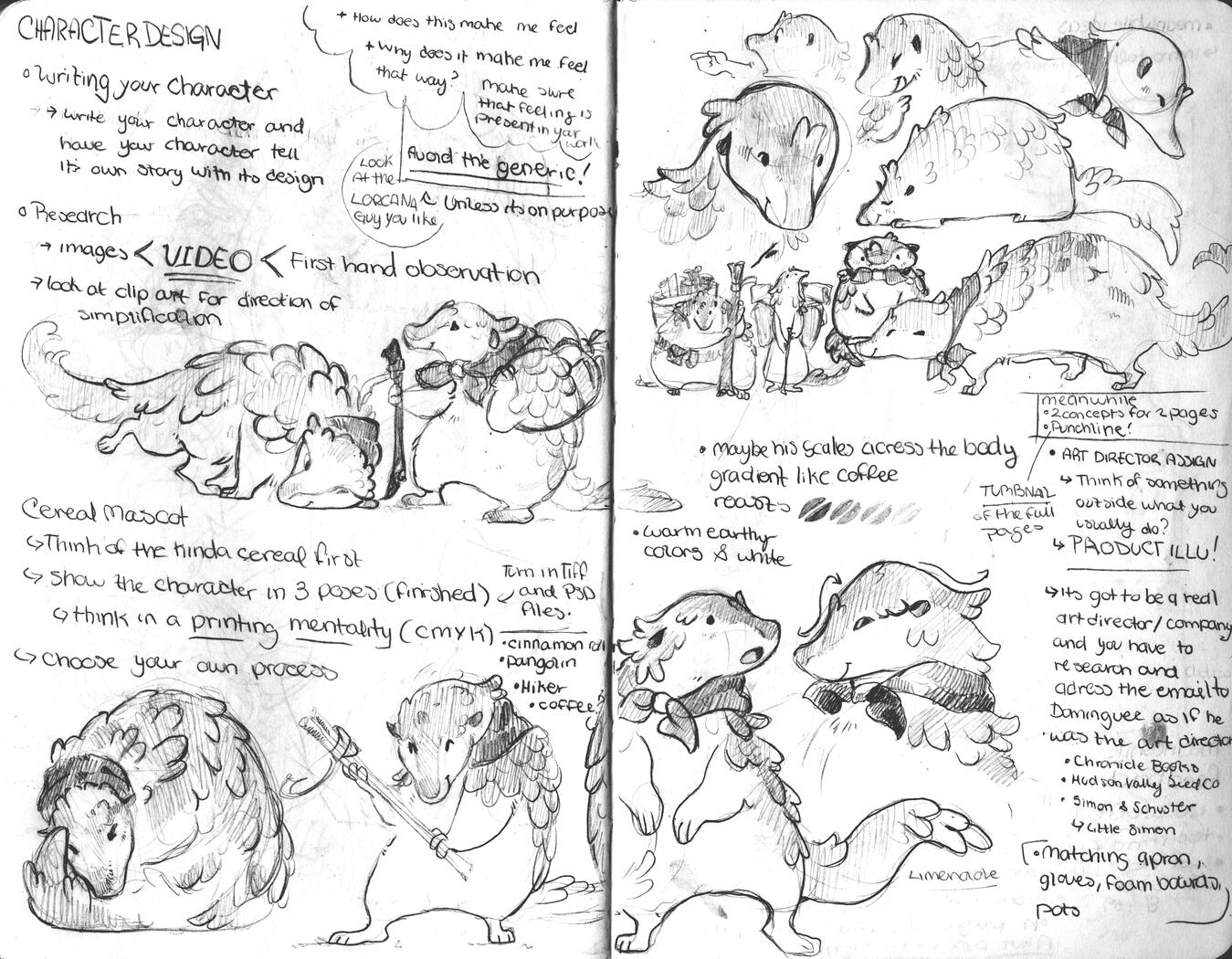Sketchbook Spread